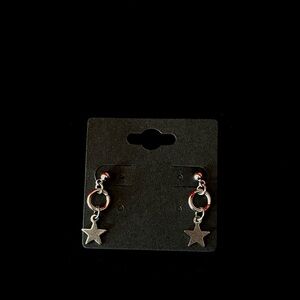 Handmade Star Hoop Earrings